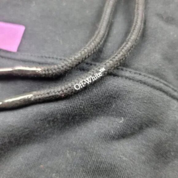 Off-White Rainbow Arrows Graphic Hoodie Size L Streetwear Essential - Picture 12 of 16